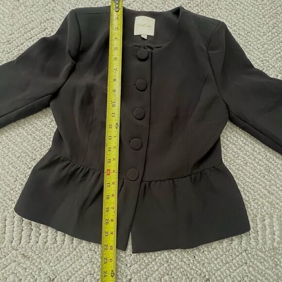 ModCloth Black Ruffle Blazer - Sz S - Picture 13 of 16